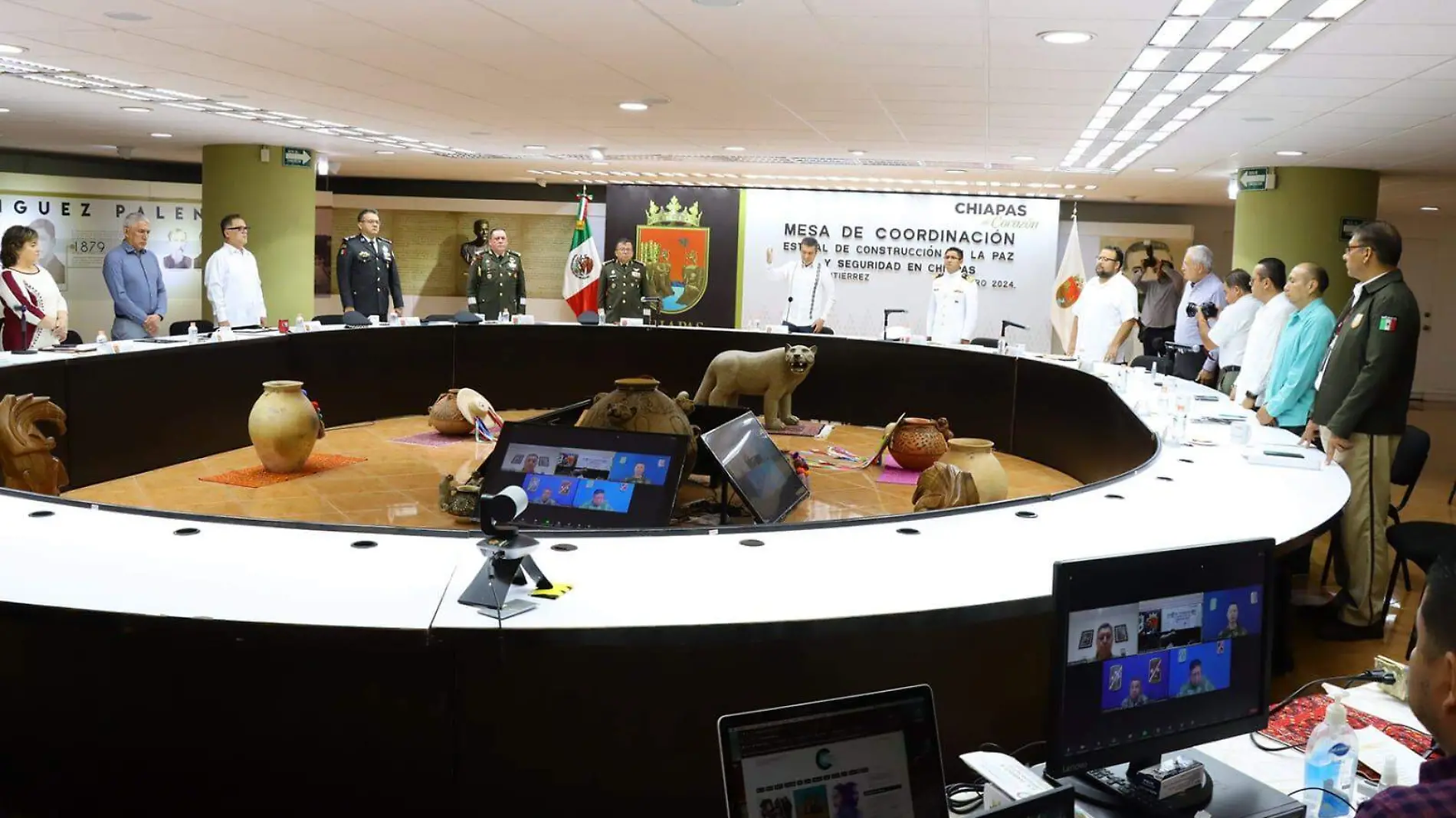 mesa de seguridad Chiapas